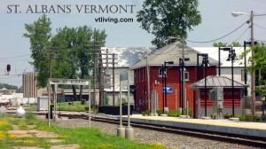 AMTRAK train station in St. Albans, VT