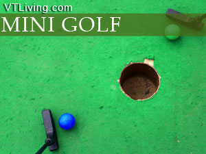 VT mini golf courses, mini-golf, vermont mini-golf locations