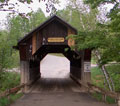 Emily's bridge, haunted stowe, vt covered bridge