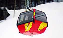Killington Skye lift skiing skiers at Killington Mountain Resort