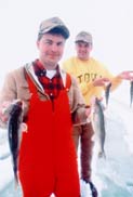 Ice fisherman, Vermont ice Fishing