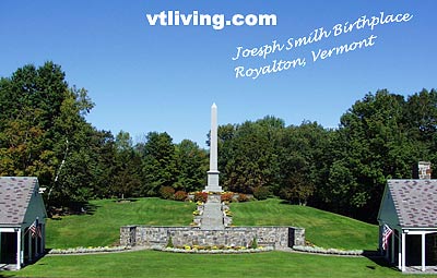Joseph Smith Mormon Founder memorial vermont historic landmark