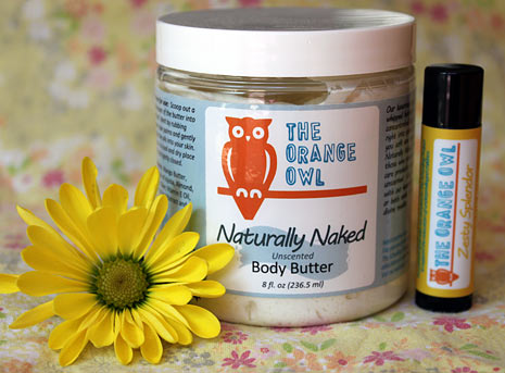 Vermont made Orange Owl Body Butter