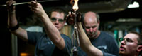 Simon Pearce Glass Blowing Tours Dining Gift Shop Quechee VT attraction, things to do in south central Vermont