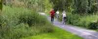 Stowe Recreation Trail paved bike path, Stowe, vermont attraction outdoor sports hiking biking