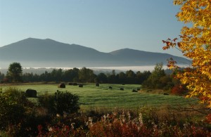 VT second home with a mountain view.