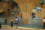 Practicing Rock Climbing at the Rock Gym