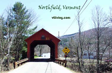 Vermont Covered Bridge in Northfield 