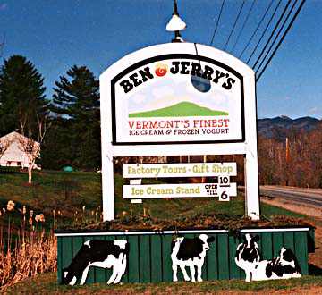 Ben & Jerry's Ice Cream Factory Tours Waterbury Vermont