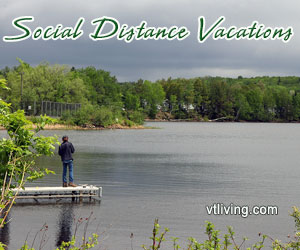 Social distancing vacations activities in New England