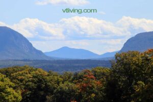 VT Fall Foliage Vacation view from Westmore Vermont